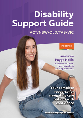 Disability Support Guide - ACT/NSW/QLD/TAS/VIC - 8th edition